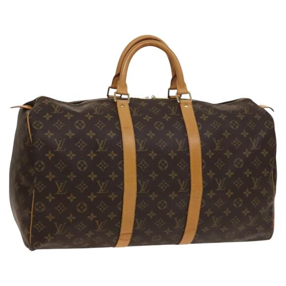 LOUIS VUITTON Monogram Keepall 50 Boston Bag M41426 - Picture 1 of 16